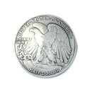 Halber Dollar Concho Adler 30 mm