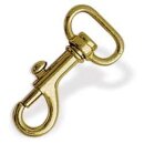 Riemen Karabiner 6 mm Messing Finish