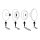 Linie 24 Druckknöpfe Nickel-10er Pack