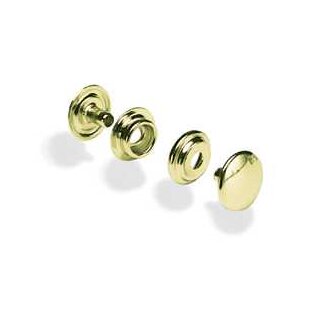 Linie 24 Druckknöpfe Messing 100er Pack