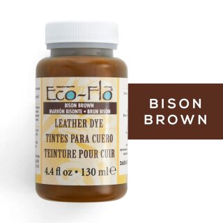 Eco-Flo Leather Dye - Bison Braun - 130 ml