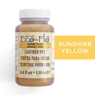 Eco-Flo Leather Dye - Sunshine Gelb - 130 ml