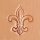 3D Stempel Heraldische Lilie