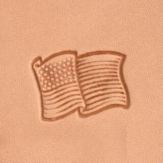 3D Stempel USA Flagge