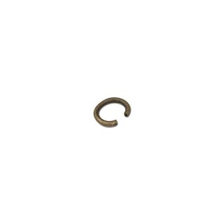 Stabile Spaltringe 10er Pack - Antik Messing Finish