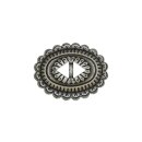 Sonora Geschlitzte Conchos - Matt Nickel Finish - Medium...