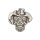 Sugar Skull Concho Cowboy - Antik Silber
