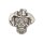 Sugar Skull Concho Cowboy - Antik Silber