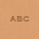 Open Face Alphabet Stempel Set 12,7mm