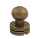 Knopfniete 7 mm - Antik Messing - 10er Pack
