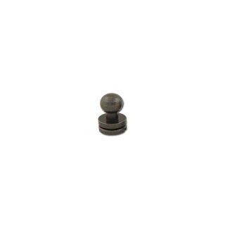Knopfniete 10mm - Antik Nickel Finish - 10 Stck
