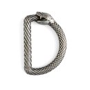 Infinity Snake D-Ring - Antik Silber Look - Nickelfrei