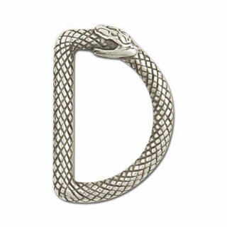 Infinity Snake D-Ring - 19mm - Nickelfrei