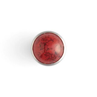 Synthetische Steinnieten 5mm - Rot