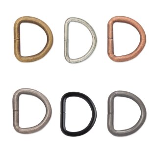 Solide D-Ringe aus Stahl