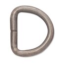 Solide D-Ringe - 19mm - Antik Nickel