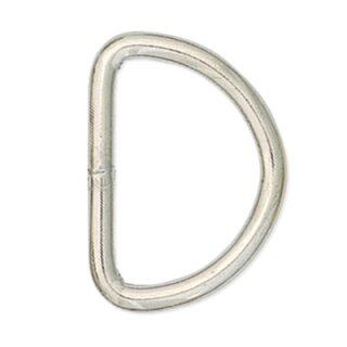 Solide D-Ringe - 19mm - Nickel Finish