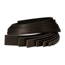 Lederriemen XL Schwarz - 38 mm
