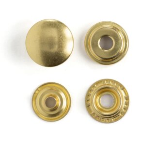 Linie 24 Druckknpfe Massiv Messing 10er Pack 