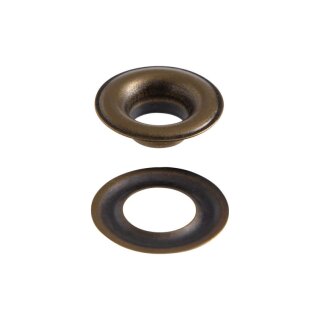 Ösen Antik Messing 10 mm