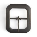 Achteckschnallen Gunmetal Matte